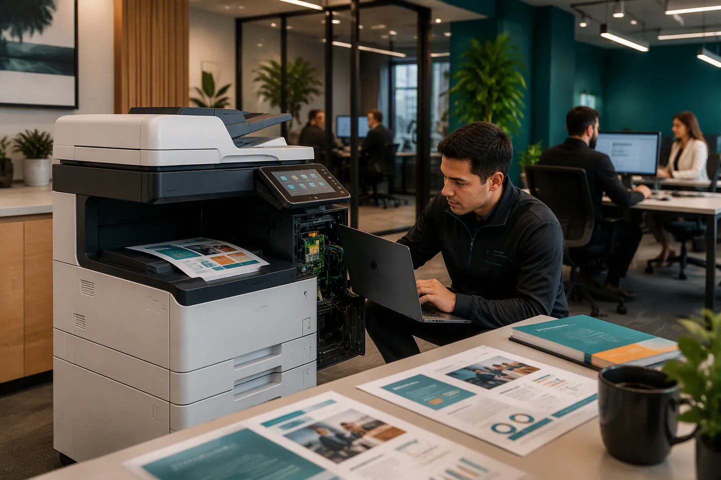 Business printer installation and support